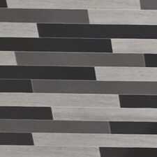 Carreau décoratif – Petits rectangles empilés blanc, noir et gris