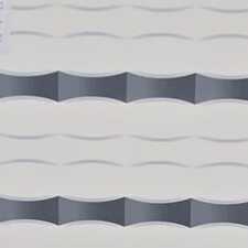 Carreau décoratif blanc – Motifs bleus