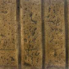 Carreau en béton décoratif – Ton doré à motif horizontal