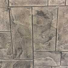 Carreau en béton décoratif – Motif pierres rectangulaires grises