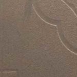 Carreau décoratif brun à lignes texturées