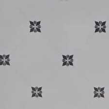 Carreau décoratif blanc à motifs raffinés