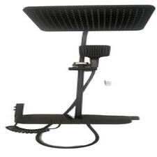 Colonne de douche noire effet pluie avec douchette et jet de précision