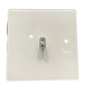 Interrupteur blanc simple bouton