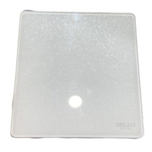 Interrupteur blanc pailleté