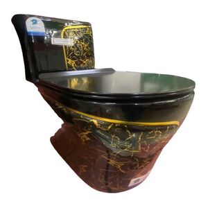 Ensemble Sanitaire Black Marble Gold
