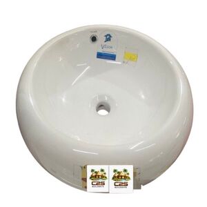Vasque Ovale Blanche Minimaliste