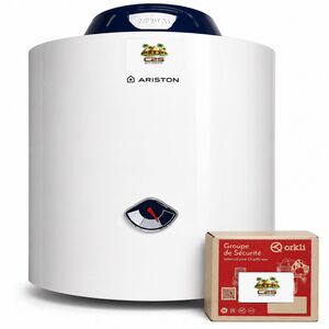 Combo Chauffe-Eau Ariston avec Groupe de Sécurité