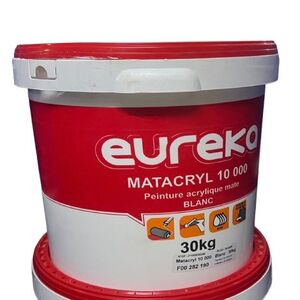 Peinture Acrylique Mate Eureka Matacryl 10 000 – Blanc 30KG
