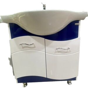 Meuble Vasque Compact Royal Bleu & Blanc
