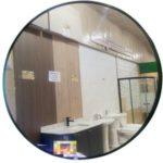 Miroir Rond Premium Cadre Noir