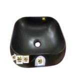 Vasque Carrée Noir Mat Premium