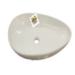 Vasque Ovale Italiana Blanche