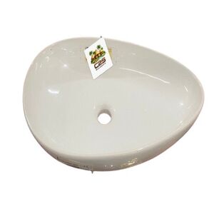 Vasque Ovale Italiana Blanche