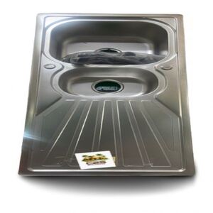 Évier Inox Compact Double Compartiment