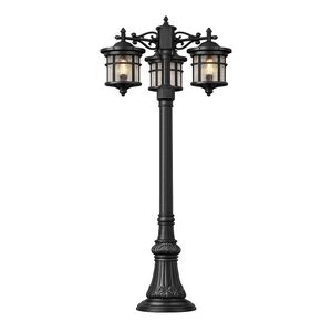 Lampadaire Extérieur Triple Lanterne