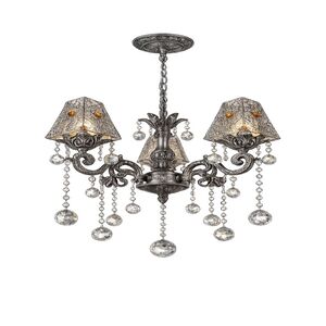 Lustre Classique Cristal 3 Branches