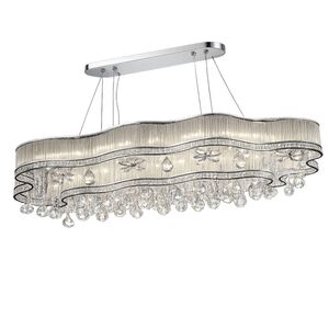 Lustre Cristal Ondulé Moderne