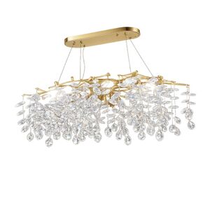 Lustre Cristal Suspendu Cascade