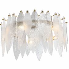Lustre Mural Cristal Feuilles
